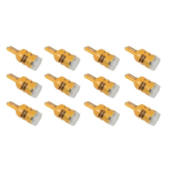Diode Dynamics 194 LED Bulb HP5 LED Amber Set of 12
