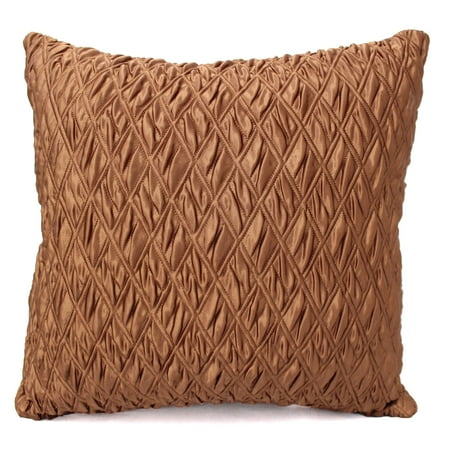 Bronze Pillow - Austin Horn Classics Portsmouth Bronze Diamond-tufted Luxury Pillow
