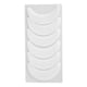 thumbnail image 1 of 6 unids/set profesional reutilizable cara almohadilla para ojos antiarrugas envejecimiento levantamiento almohadilla de silicona tipo C, 1 of 8