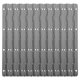 thumbnail image 1 of ColoMX 10 piezas plegables bisagras continuas bisagra de piano bisagras largas para caja de madera de gabinete, 1 of 7