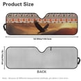 thumbnail image 7 of Yuyamidu Eagle Windshield Sun Shade for Jeep Wrangler JK JKU JL JLU, Orange Aztec Window Sun Visor for UV Rays & Heat Protection, 7 of 7