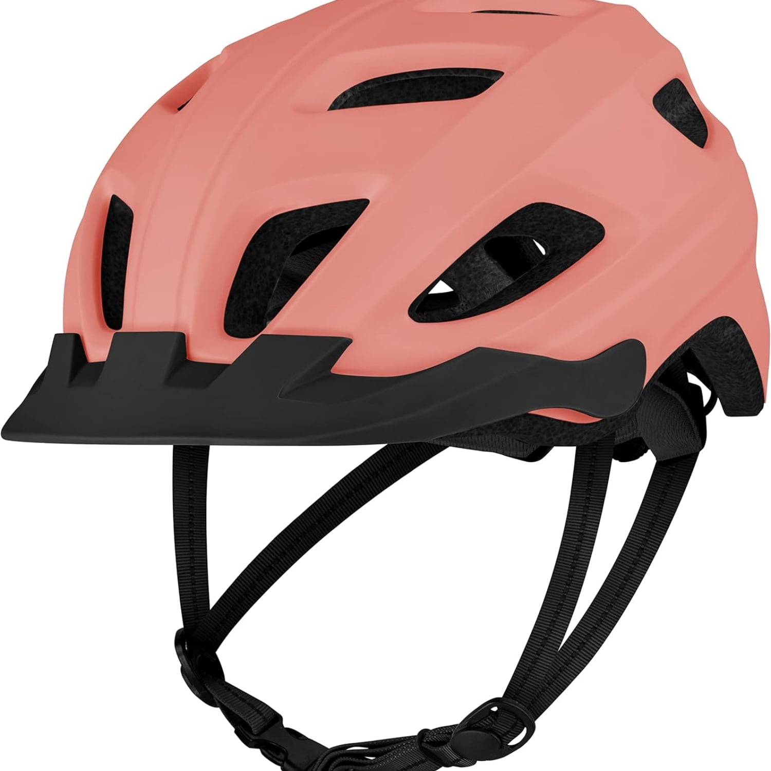Adult Bike Helmet with LED Safety Light Adjustable Dial & Removable Visor - Adjustable Bicycle Cycling Helmet for Men & Women