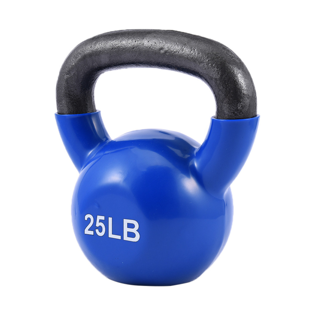 Solid Iron Kettlebells Vinyl Coated Kettlebells Exercise Kettlebell