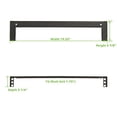thumbnail image 1 of NavePoint 1U Rack de servidor de montaje en pared de montaje en pared vertical de 19 pulgadas Rack de servidor de pared con hardware negro, 1 of 2