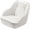 All white, variant on Historyli Premium Captain's Bucket Boat Seat - Ergonomic Design with UV Resistant Marine Grade Vinyl,Comfortable High-Density Foam,Easy Installation,5"x5" & 5"x12" Compatibility,White and blue