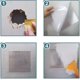 thumbnail image 5 of Parche de reparación de paneles de yeso de 5 piezas, kit de parche de reparación de pared autoadhesivo, orificio para paneles de yeso resistente de 8 x 8 pulgadas, 5 of 5