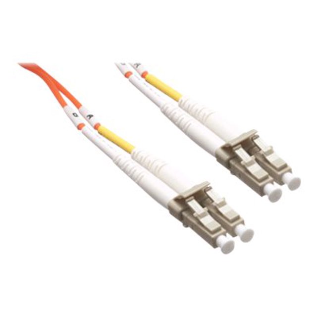 Axiom LC-LC Multimode Duplex OM2 50/125 Fiber Optic Cable - 50m - Orange - Network cable - LC multi-mode (M) to LC multi-mode (M) - 50 m - fiber optic - duplex - 50 / 125 micron - OM2 - riser, snagless - orange