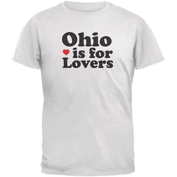 Old Glory Mens Ohio Is For Lovers Short Sleeve Graphic T Shirt