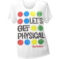 thumbnail image 1 of Twister - T-Shirt Boyfriend Juniors Let's Get Physical, 1 of 1