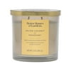 Better Homes & Gardens 12oz Salted Coconut & Mahogany Scented 2-Wick Shiny Jar candle