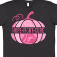 thumbnail image 4 of Inktastic Hope Fight Cure Pink Breast Cancer Awareness Pumpkin T-Shirt, 4 of 5