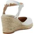 thumbnail image 5 of Cole Haan Cloudfeel Espadrille White Linen/Nat Jute Wedge Heeled Sandals (White Linen/Nat Jute, 9), 5 of 6