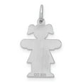 thumbnail image 3 of Auriga 925 Sterling Silver Rhodium-plated Charm for Women (L - 24mm, W - 14mm), 3 of 7