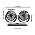 thumbnail image 2 of XGFHYJEH Car Fan, Fan for Car, Portable Fan for Car, 5V Car Fan for Dashboard, Car Fans that Blow Cold Air, Car Fans for Cooling inside a Car, 2 of 7