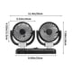 thumbnail image 3 of Ventilador de doble cabeza - USB 3 en 1 y soporte para el cargador de coche - potencia de viento alta ajustable a 360°, motor sin escobillas, refrigeración silenciosa de 2 velocidades para consola, 3 of 8