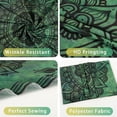 thumbnail image 5 of Boho Mandala Green Tapestry for Bedroom Aesthetic, Hippie Indian Vintage Floral Decor Wall Hanging, Bohemian Ceiling Flower Plants Art Backdrop Wall Tapestries for Dorm Living Room, 5 of 8