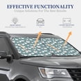 thumbnail image 3 of Goofa Funny Chicken Pattern 2 Piece Car Windshield Sun Shade Foldable | Front Windshield Shade for Sun, Heat and UV Rays | Sunshade for Car Front Window-Large, 3 of 7