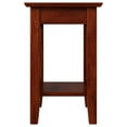 thumbnail image 6 of AFI Mission Chair Side Table with Charging Station in Walnut-Finish:Walnut, 6 of 9