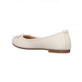 thumbnail image 4 of Ballerina Niñas Casuales Tipo Piel Late Cómodos blanco 20 Tropicana 005A0Y, 4 of 5