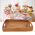 thumbnail image 1 of Elegant Handmade Rattan Tray, Large Capacity For Fruits, Desserts, And Snacks, Traditional Artistic Design, Durable And Eco Friendly Material, 1 of 8