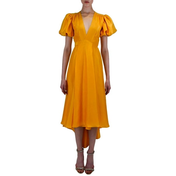 AZEEZA womens Florence Wrap Style Midi Dress, s