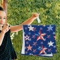 thumbnail image 2 of Watercolor Memorial Day Hand Towels 2 PCS, USA Flag Star Kitchen Towel Ultra Soft and Highly Absorbent,Decorative Fingertip Face Towel for Bathroom Hotel, 28.3"x14.4", 2 of 4