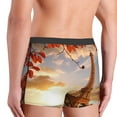 thumbnail image 5 of Disketp Eiffel Tower With Red Leaves In Paris Men'S Boxer Briefs,Soft And Breathable Cotton Underwear With Comfortflex Waistband, 5 of 9