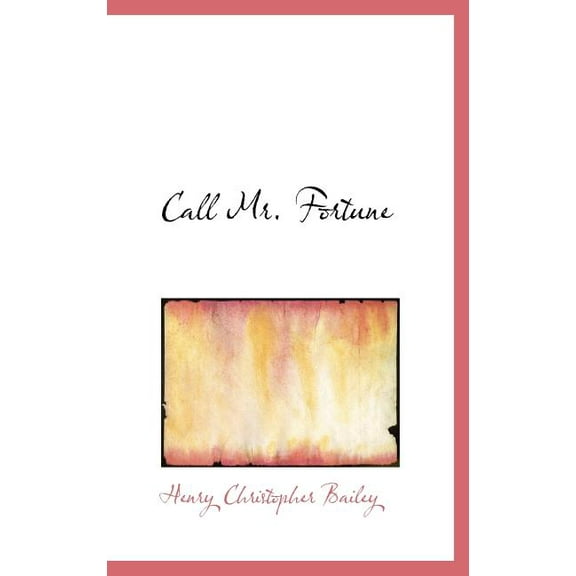 Call Mr. Fortune (Hardcover)