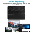 thumbnail image 2 of AKKHOO Rechargeable Wireless Bluetooth Keyboard with Touchpad, Ultra-Slim Quiet Portable Keyboard, Compatible with iOS, Android, Windows and Mac, 2 of 11