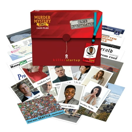 Murder Mystery Party Case Files Killer Startup by University Games Ages 14+