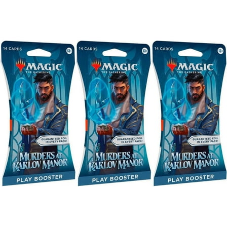 3 Packs MTG Play Booster Pack Lot MTG Murder at Karlov Manor