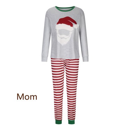 

Matching Christmas Pjs for Family 2022 Reindeer Print Plaid Pajama Set Classic Xmas Elk Tops and Pants Holiday Sleepwear