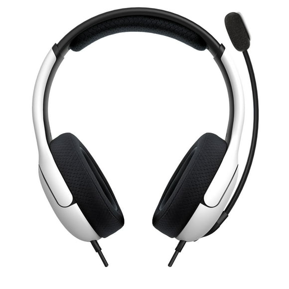 PDP AIRLITE Wired Headset: Frost White - PlayStation 5, & PlayStation 4, PDP AIRLITE W HS: Frost White