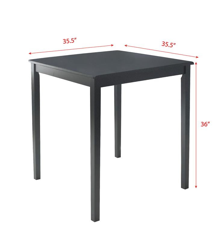 Belfast Bar-Height Dining Table in Oak Finish with Shaker Style Wood Design