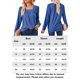 thumbnail image 2 of Camisa básica de cuello cuadrado para mujer, parte superior de color sólido, informal, holgada, traje de trabajo de oficina FLhrweasw Nuevo, 2 of 7