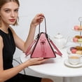 thumbnail image 7 of Giunmcul Triangle Crossbody Bag Drawstring Leather Handbag Adjustable Strap Lightweight Purse For Daily Commuting Shopping Travel Gift 7.87 x 7.87 x 7.87 in 1 Pack, 7 of 7