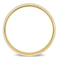 thumbnail image 3 of Alliance de Mariage pour Homme de 6 mm à Double Rangée en Or 14 K Bicolore Mat et Poli Jaune et Blanc, 3 of 5