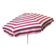 thumbnail image 3 of 6ft Italian Market Tilt Umbrella Home Sun Patio Black Stripe - Beach Pole, 3 of 11