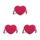 thumbnail image 5 of Bolso de hombro Sonducket de PU Vintage Rosa, almacenamiento zonificado, forma de corazón, 5 of 6