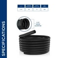 thumbnail image 3 of 1-1/4 in. I.D. x 100 ft. Multi-Use Pond Black Kink Free, Corrugated, Flexible PVC Tubing, 3 of 10