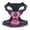 Pink, variant on PHOEPET No Pull Dog Harness Medium Reflective Front Clip Vest with Handle, Adjustable 2 Metal Rings 2 Buckles,Grey