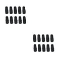 thumbnail image 1 of Wisewang 10 Pieces Bike Tire Caps Tyre Accessory Dustproof Cover Parts Valve Shell Solid Color Rim Stem Covers for Replacement Black 2Set, 1 of 6