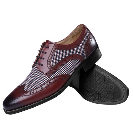 

Rdeuod Mens Dress Shoes Fashion Casual Retro Fashion Denim Leather Shoes Boots