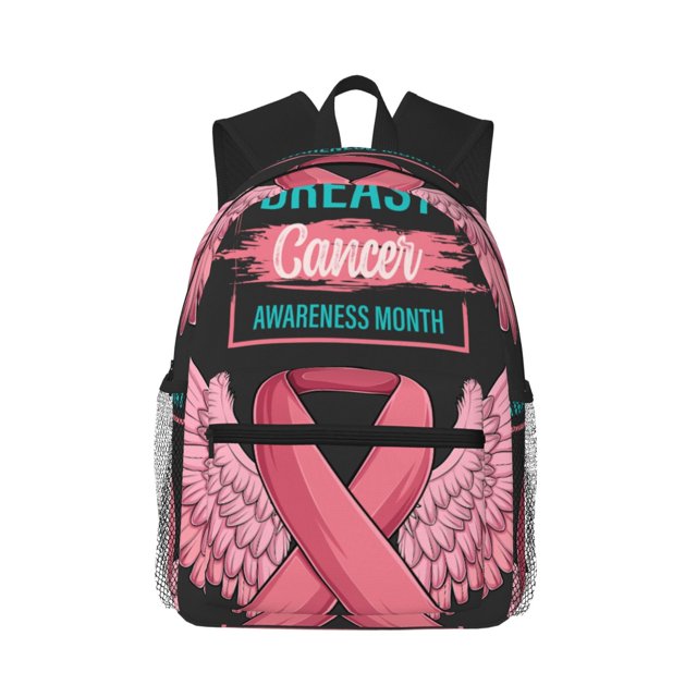 Easygdp Ribbon With Angel Wings Mochila Casual para Portátil, Mochila para Escuela, Viajes, Negocios