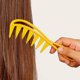 thumbnail image 2 of 3 Pices De Peigne Dents Larges (noir, Argent, Jaune), Grand Peigne Dents Larges Peigne Cheveux Boucls Dents De Requin Barbier Cheveux Boucls V, 2 of 5