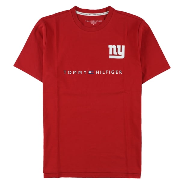 Tommy Hilfiger Hombre New York Giants Graphic Camiseta roja M