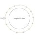 thumbnail image 2 of Grandes aros Super Enorme Círculo Perlas Pendientes Delgados Oro Elegante Boda Mujer Accesorios Joyería Regalo Compatible con Ella Afortunado Sencillez, 2 of 5