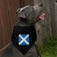 thumbnail image 3 of Scotland Scottish Country Flag Dog Pet Bandana - Black, 3 of 4