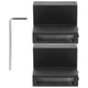 thumbnail image 2 of Barn Door Track Spacer Zinc Alloy Barn Stopper Sliding Barn Door Hardware Black 5.00X4.50X3.50cm Damping 1 Pair, 2 of 3