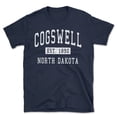 thumbnail image 1 of Cogswell North Dakota Classic Established Men's Cotton T-Shirt, 1 of 1